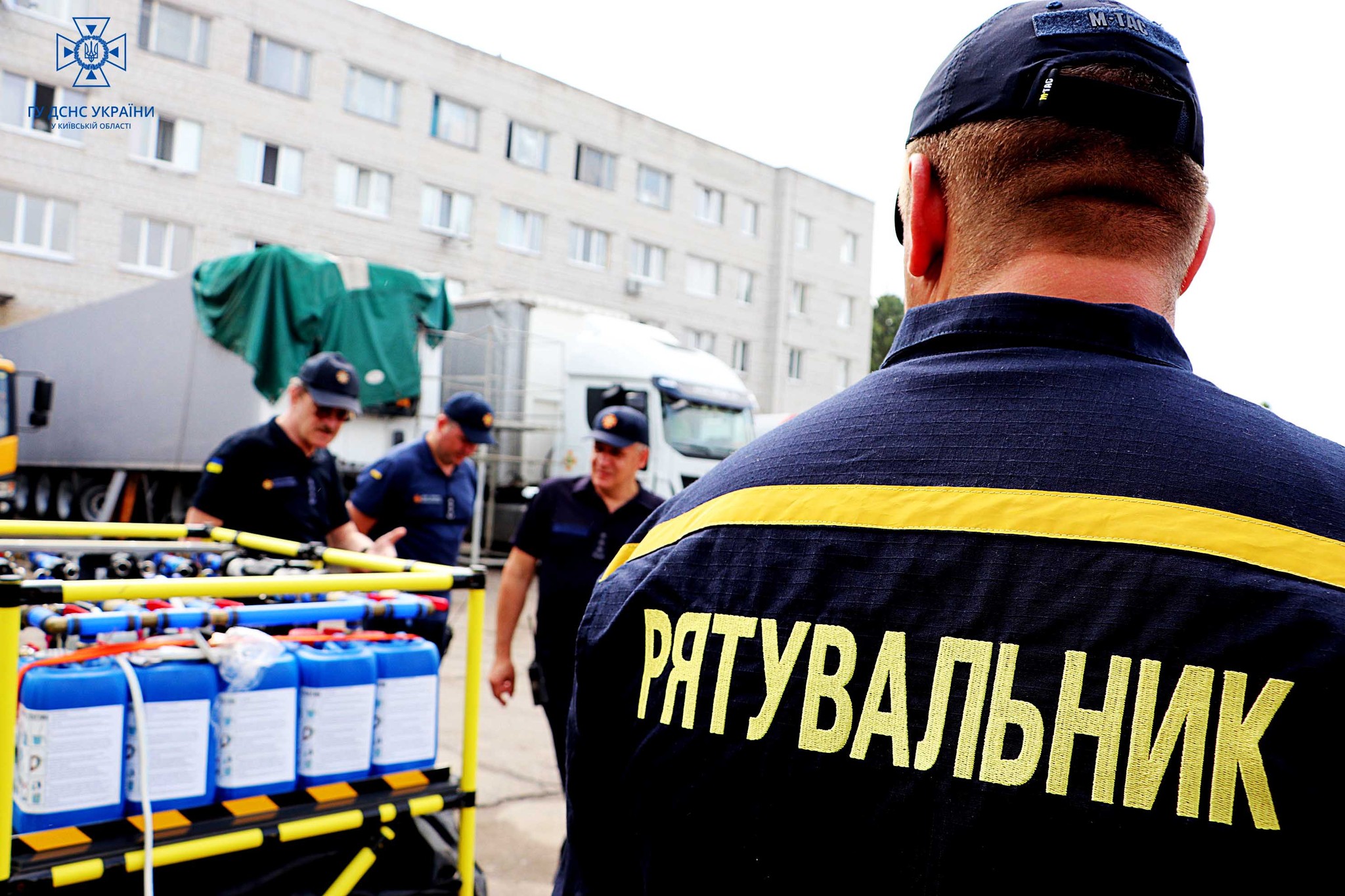 Перевірено готовність зведеного загону рятувальників на Київщині
